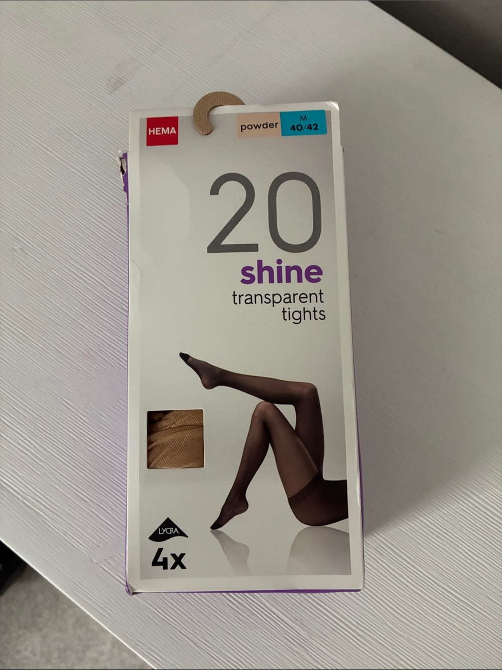 Hem Powder Sheer Shine 20 Denier Tights
